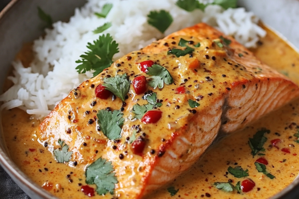 Delicious Coconut Curry Salmon Delight