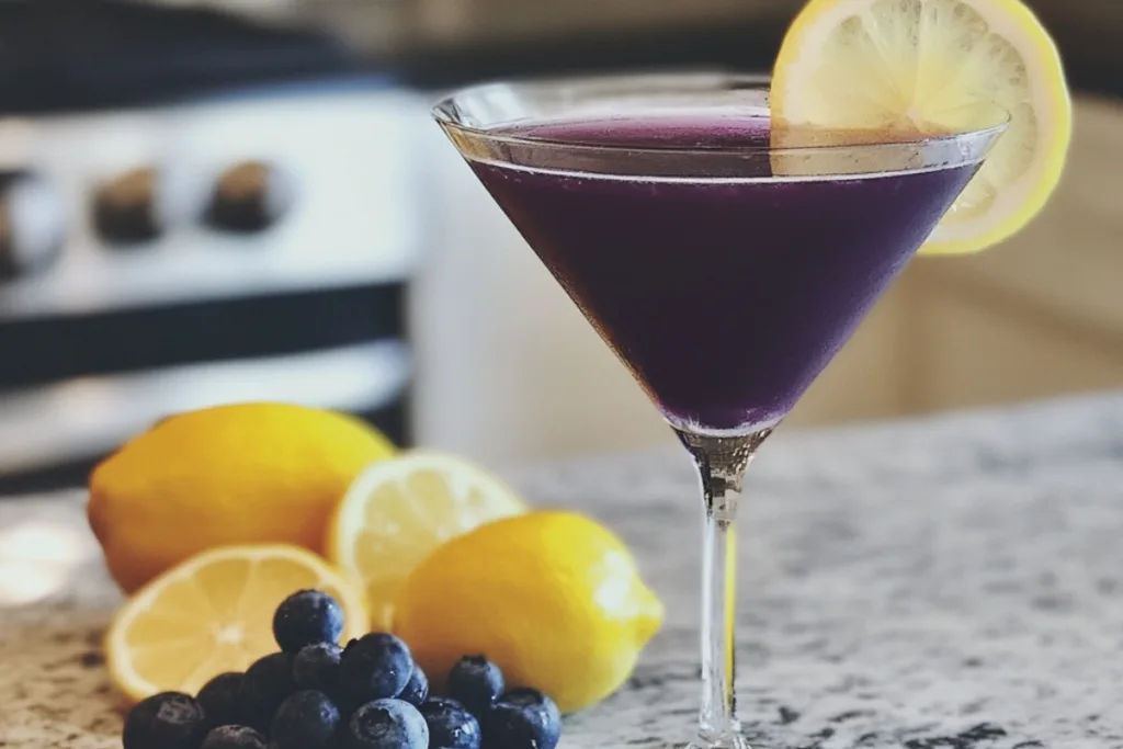 Delightful Refreshing Blueberry Lemon Martini Recipe