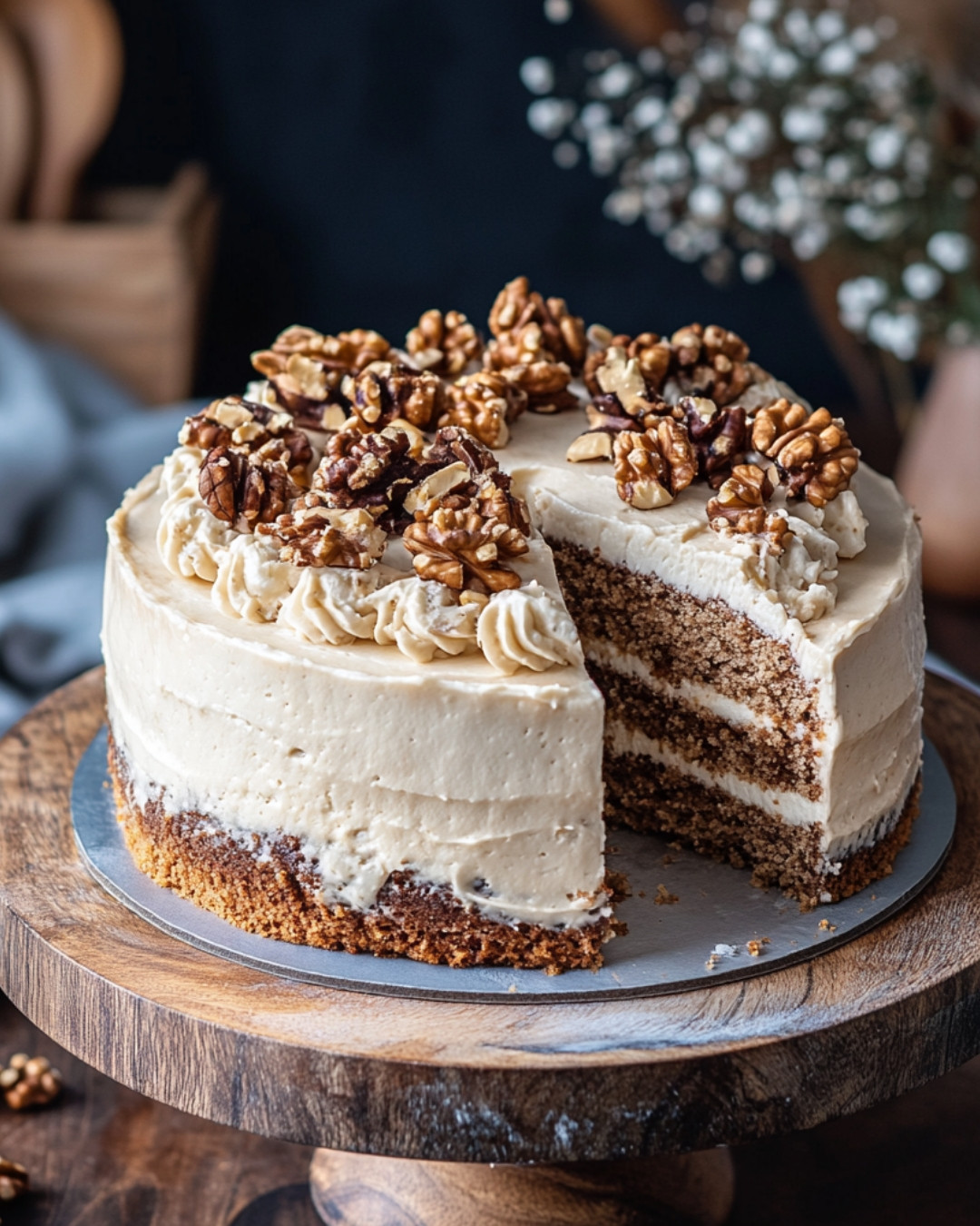 Deliciously Irresistible Coffee Walnut Cake 6 Deliciously-Irresistible-Coffee-Walnut-Cake.webp