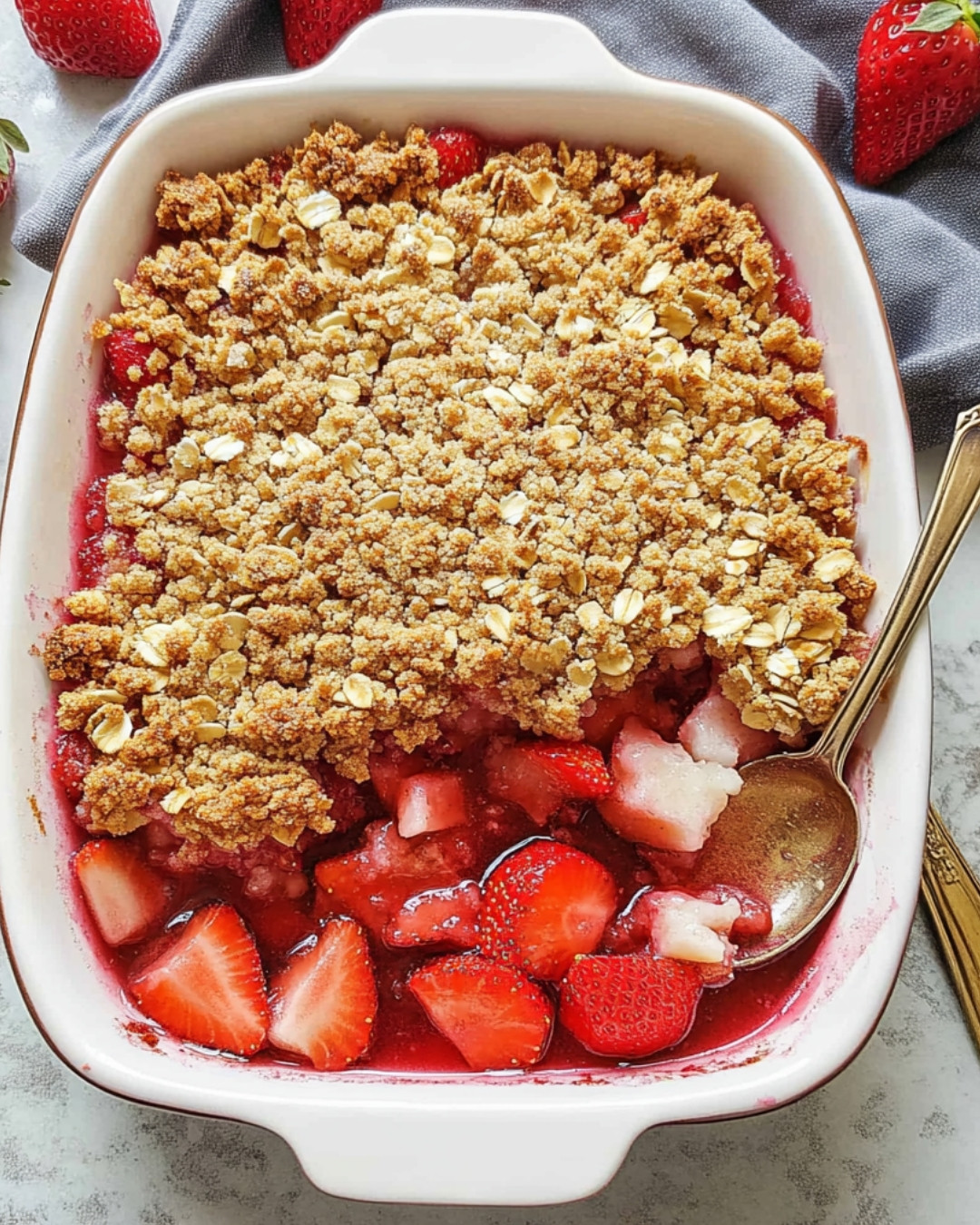 Delightful Old-Fashioned Strawberry Rhubarb Crisp 6 Delightful-Old-Fashioned-Strawberry-Rhubarb-Crisp.webp