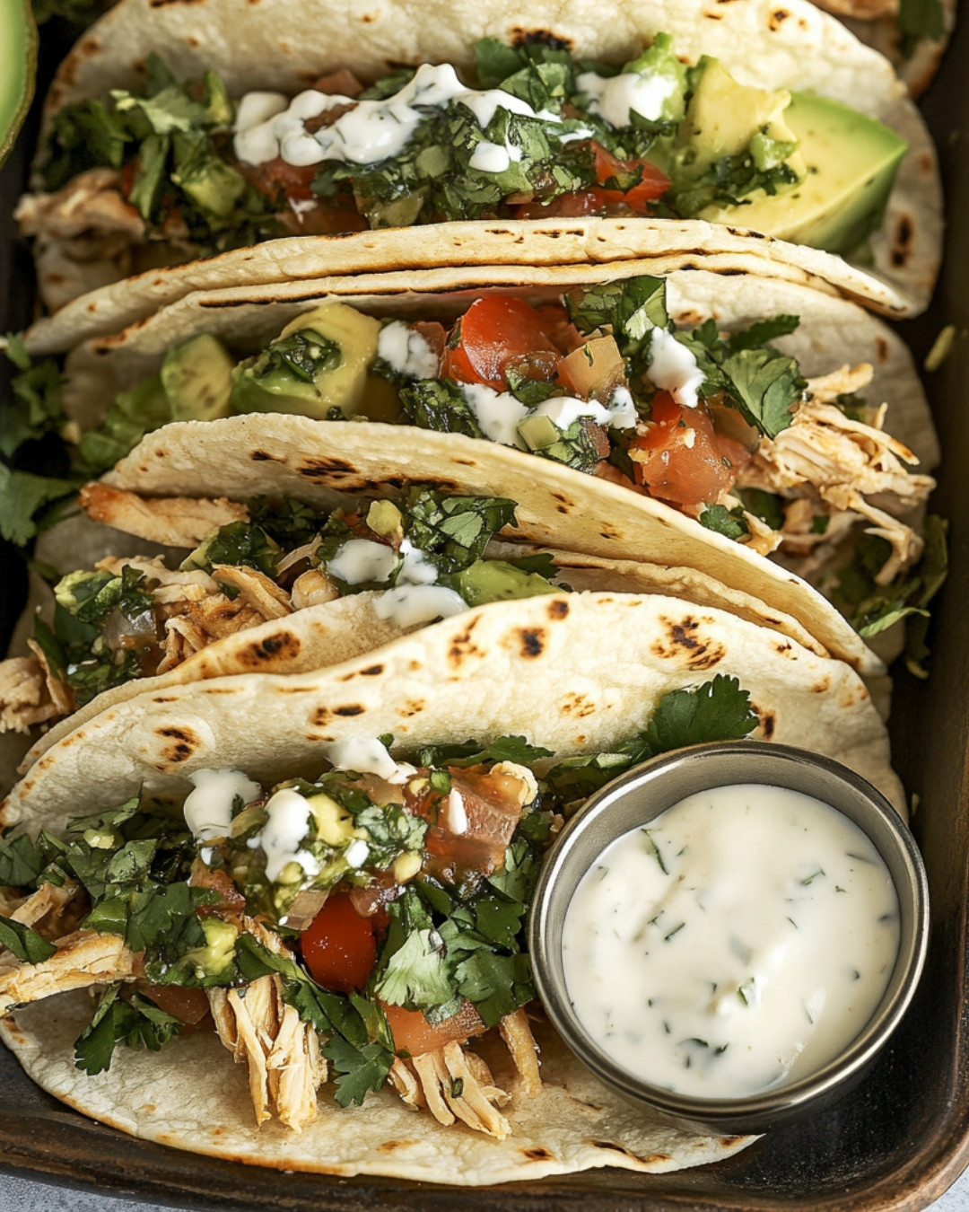 Shredded Chicken Tacos with Delightful Chimichurri Sauce 7 shredded-chicken-tacos-with-delightful-chimichurri-sauce.webp